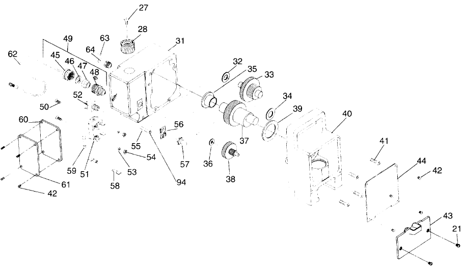 Epic 440E Gear Box Parts